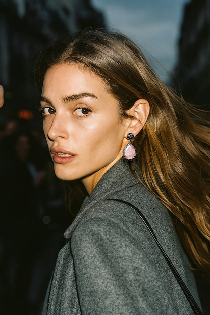 ROSE QUARTZ X SWAROVSKI